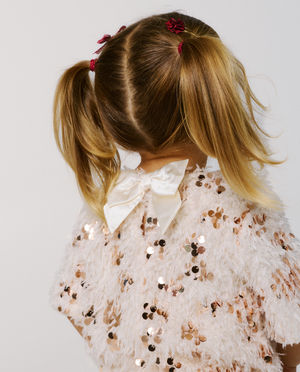 Kleedjes - Fluffy jurk met pailletten