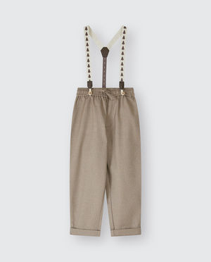 Broeken - Broek met afneembare bretellen
