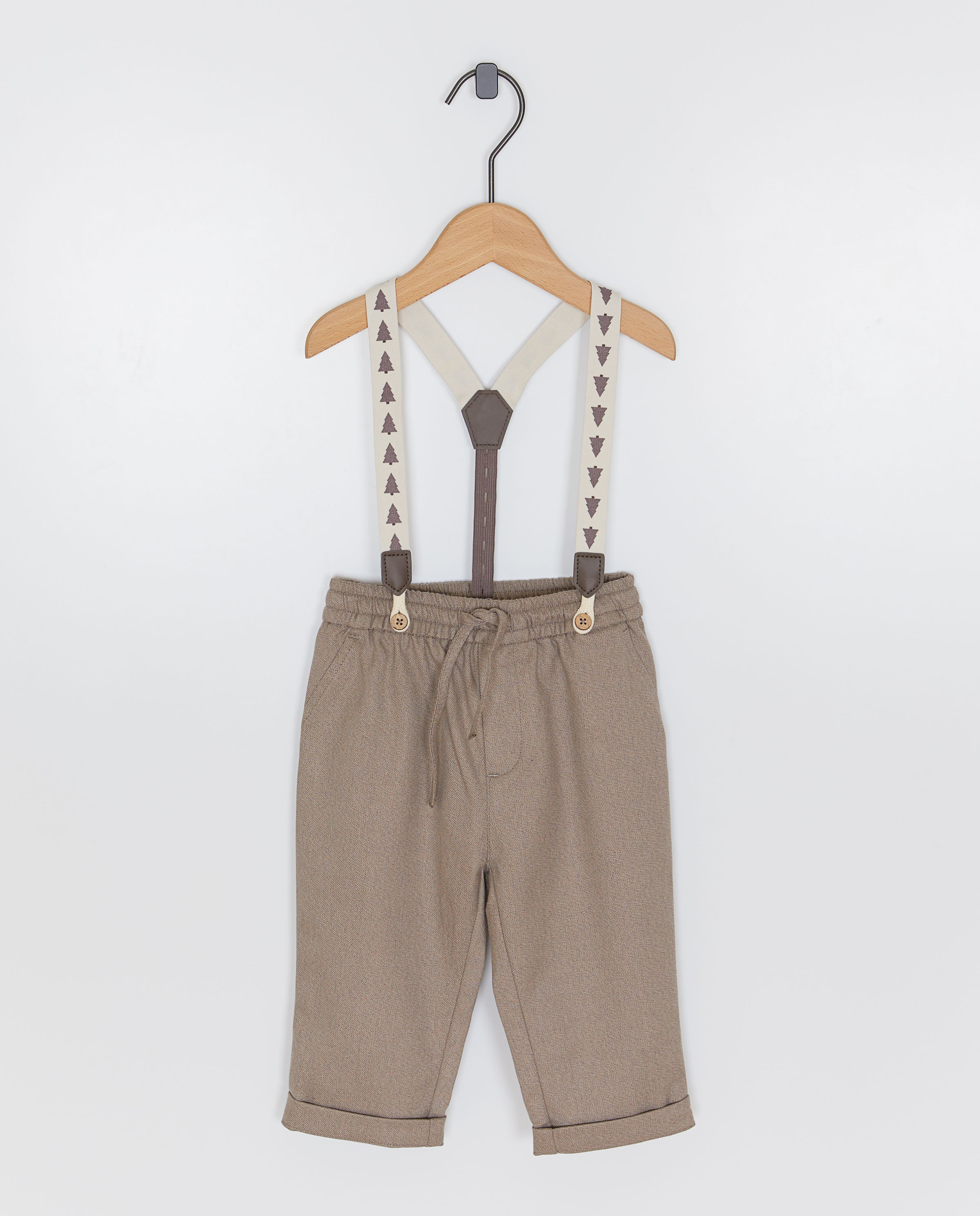 Beige broek, relaxed fit, 62-92 - NICEfamily
