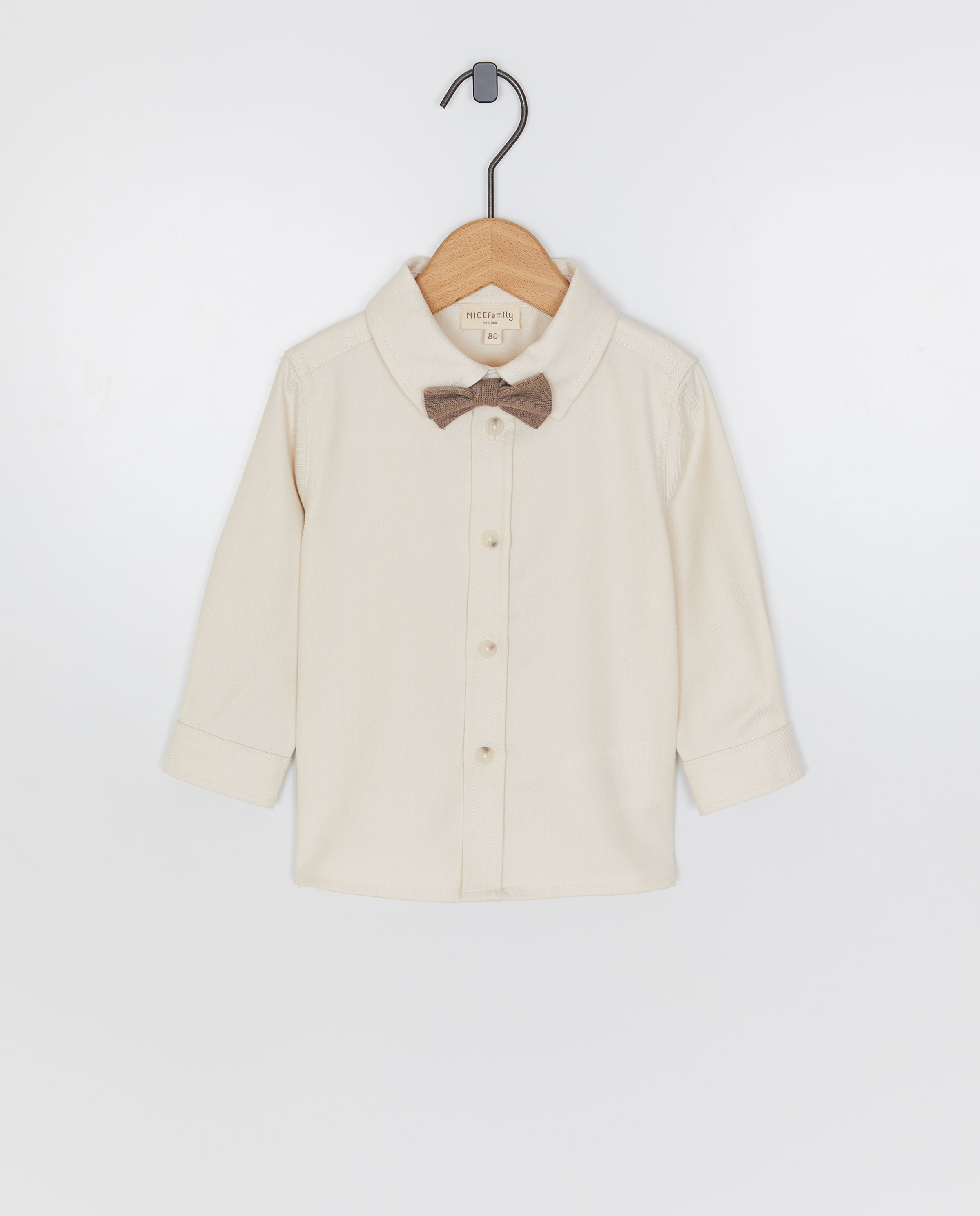Wit hemd, loose fit, 62-92 - NICEfamily