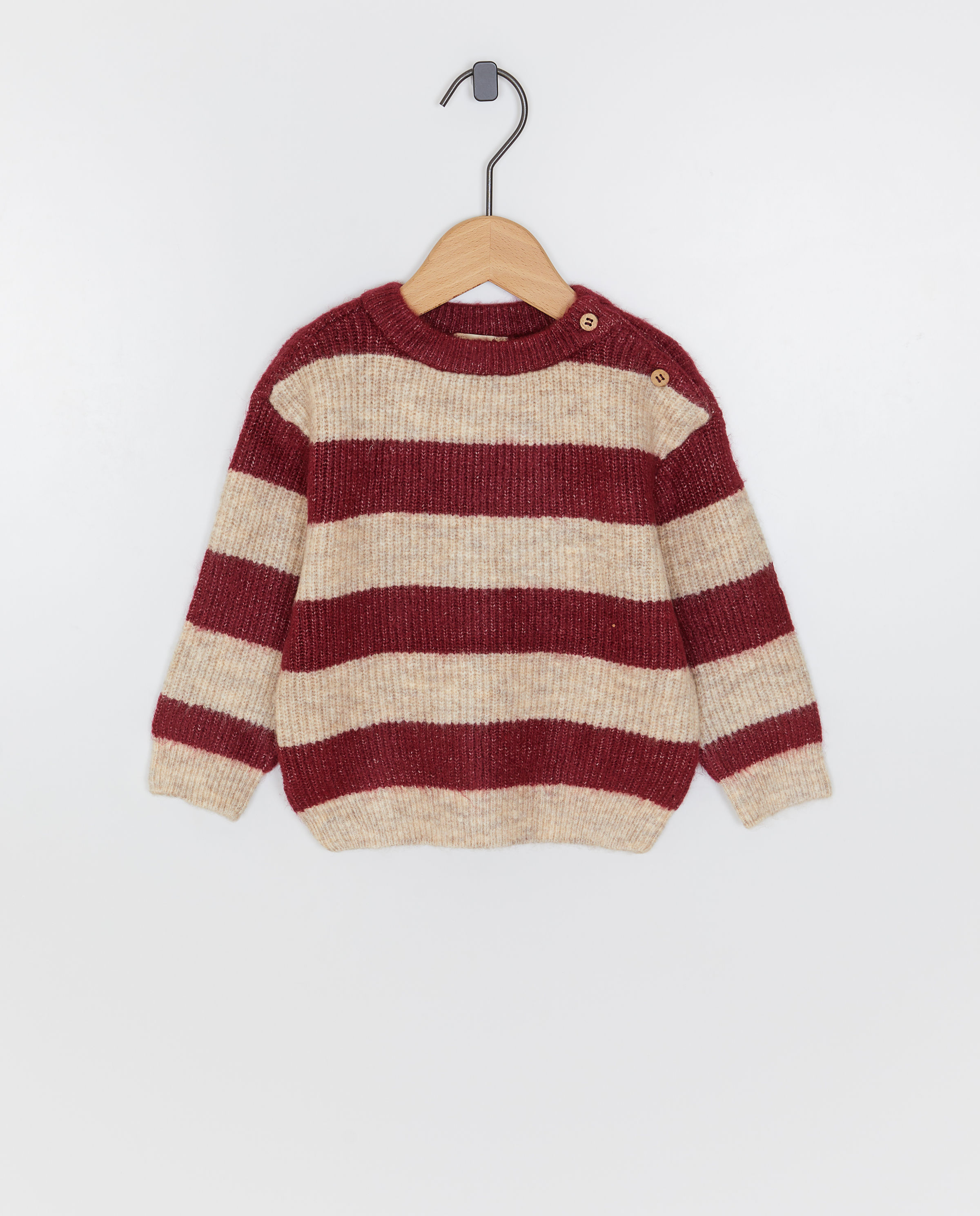 Trui met strepen, loose fit, 62-92 - NICEfamily