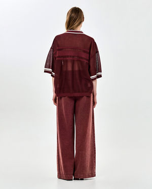 Pantalons - Pantalon bordeaux