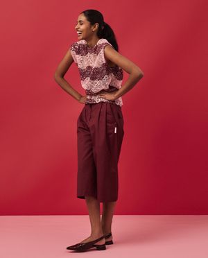 Hemden - Kanten blouse met strepen