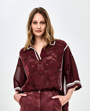 Pull avec dentelle