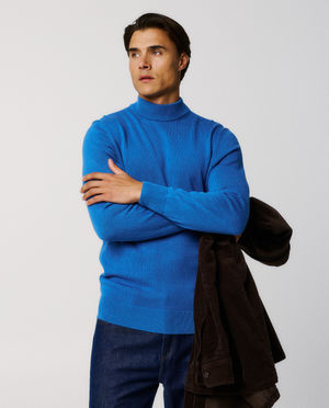 Blauwe trui, S-XXL