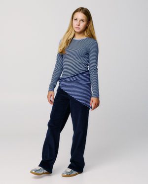 Pantalon en velours c&ocirc;tel&eacute;, straight fit