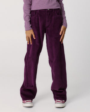 Pantalons - Pantalon en velours c&ocirc;tel&eacute;, straight fit