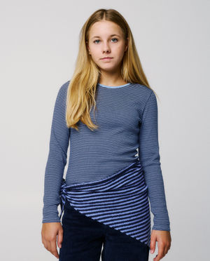 Longsleeve met fijne strepen