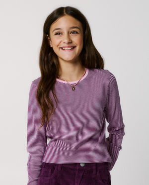 Longsleeve met fijne strepen - Fish & Chips