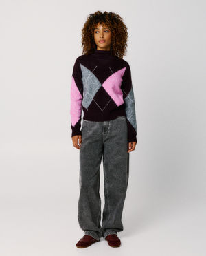 Jeans - Grijze jeans, baggy fit