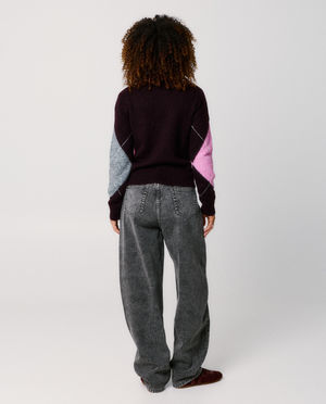 Jeans - Grijze jeans, baggy fit