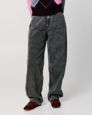 Jeans - Grijze jeans, baggy fit
