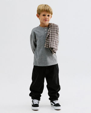 Jean noir, baggy fit