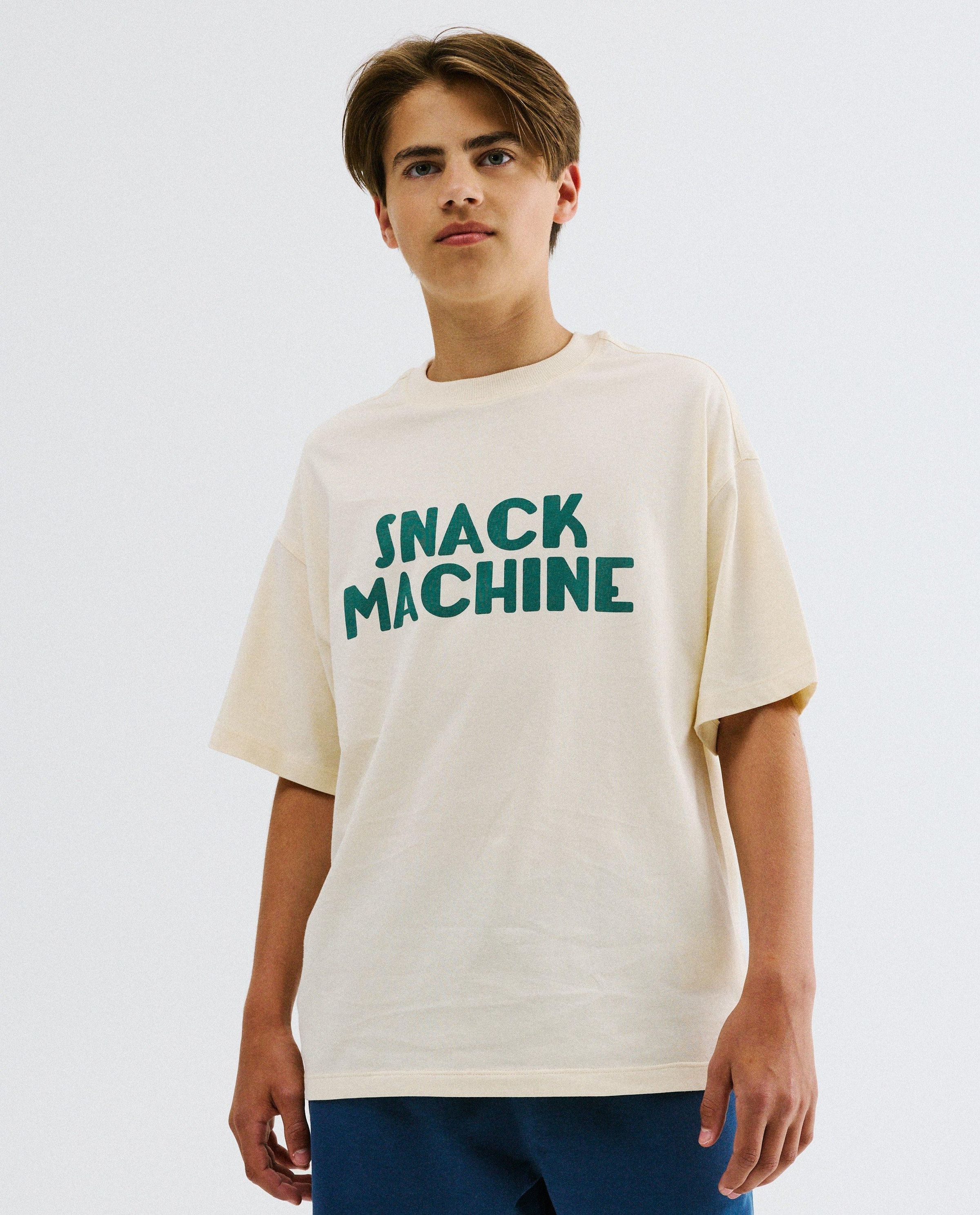 T-shirt met opschrift, loose fit - Fish & Chips