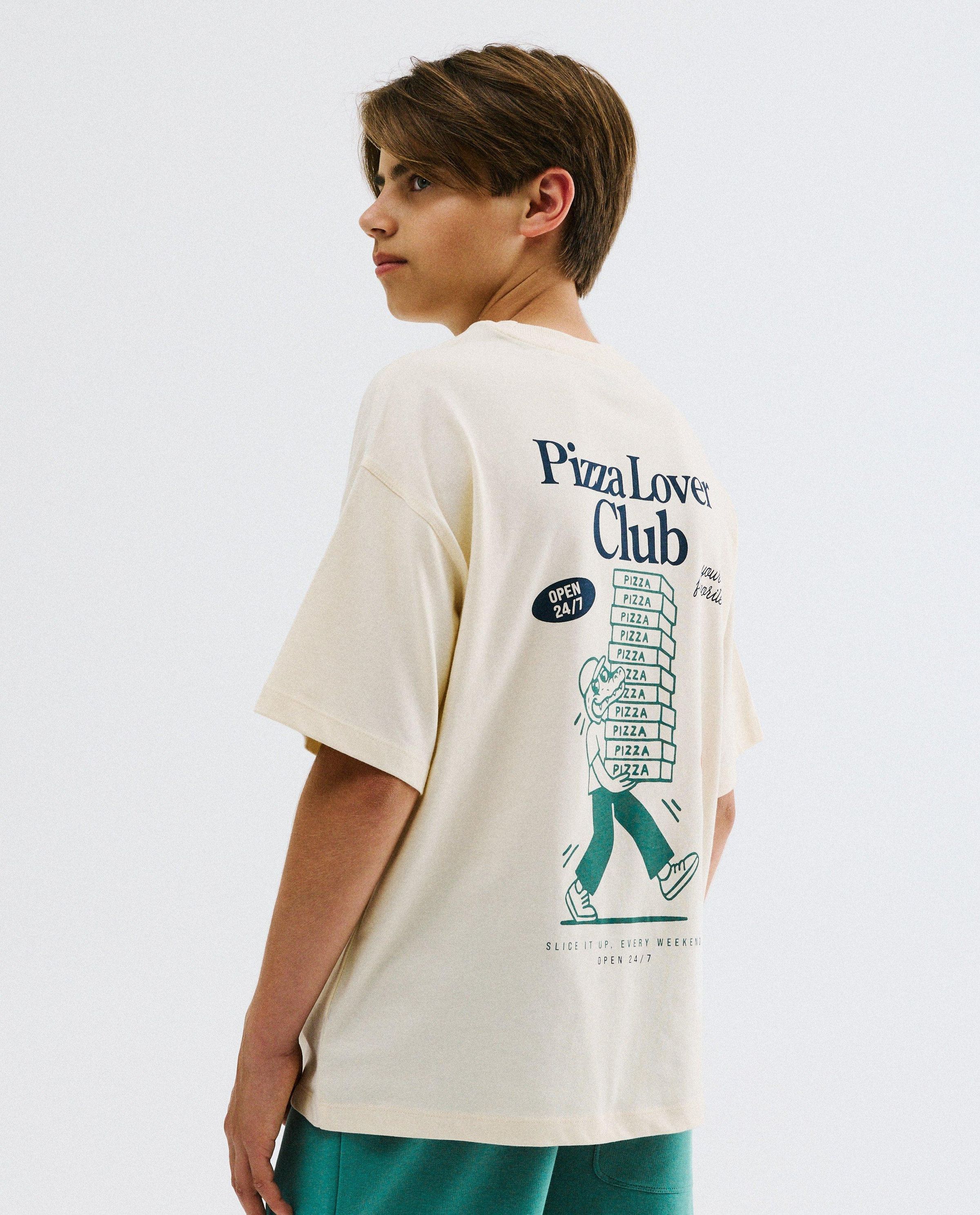 T-shirt &agrave; imprim&eacute; au dos, loose fit - Fish & Chips