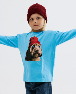 Longsleeve met print hond