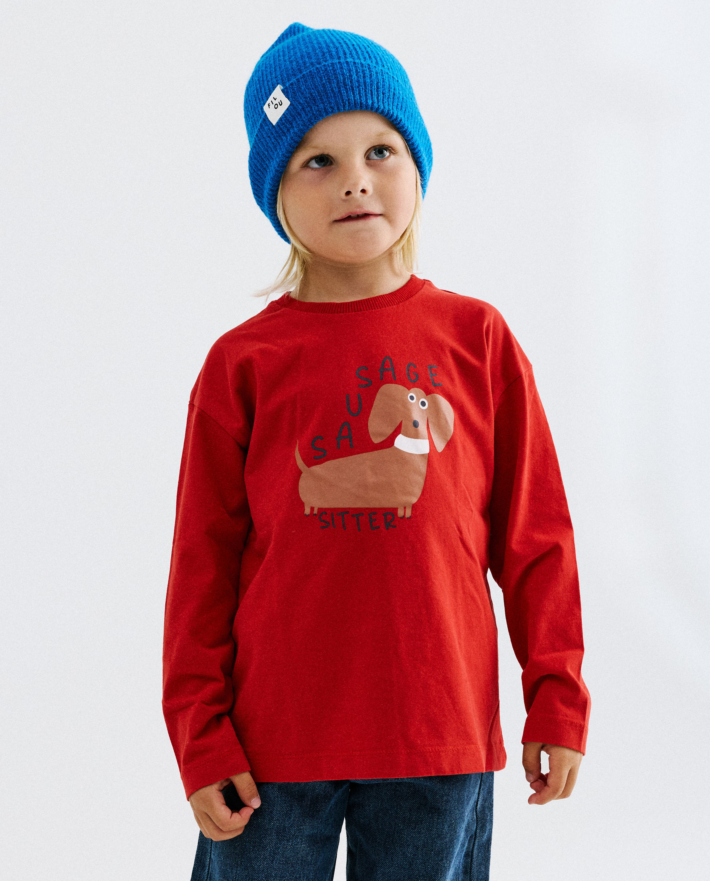 Longsleeve met print hond - Filou & Friends