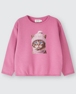 Sweats - Pull &agrave; imprim&eacute; chats