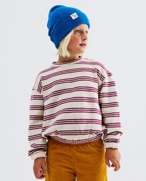 Pull &agrave; fines rayures