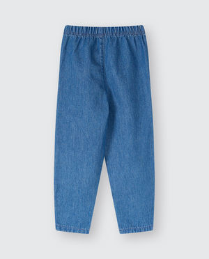 Jeans - Jeans met geborduurd paard