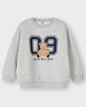 Sweats - Sweater avec imprim&eacute; ours en peluche