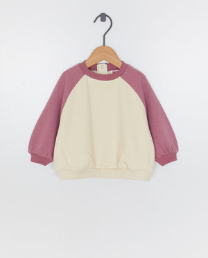 Sweater met color block - Besties