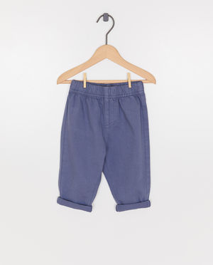 Blauwe broek, baggy fit - Besties