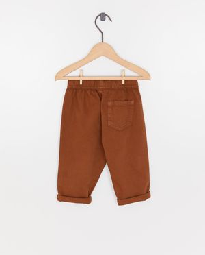 Broeken - Bruine broek, baggy fit