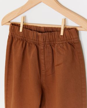 Broeken - Bruine broek, baggy fit