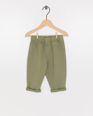 Groene broek, baggy fit - Besties