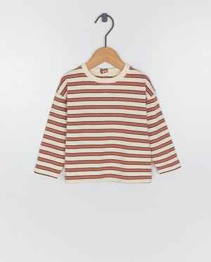 T-shirts - Longsleeve met fijne strepen