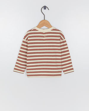 T-shirts - Longsleeve met fijne strepen