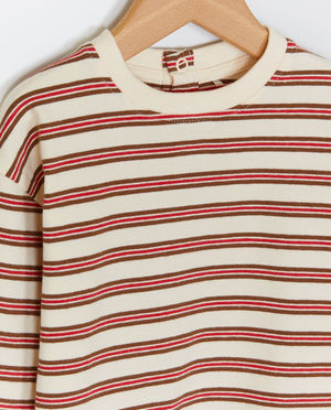 T-shirts - Longsleeve met fijne strepen