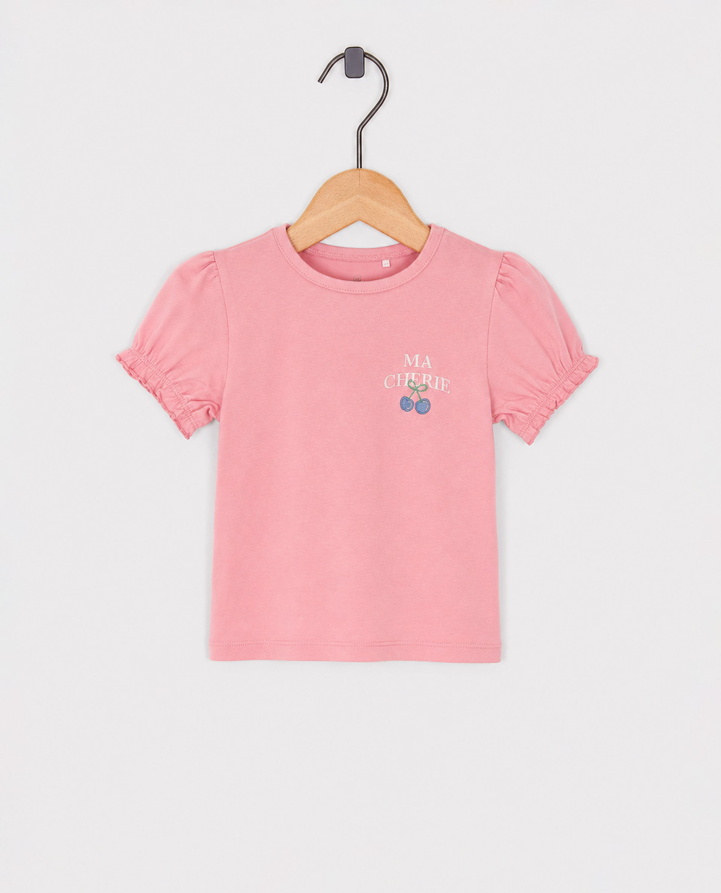 T-shirt met opschrift, regular fit - Cuddles and Smiles