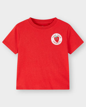 T-shirts - T-shirt avec petit imprim&eacute;