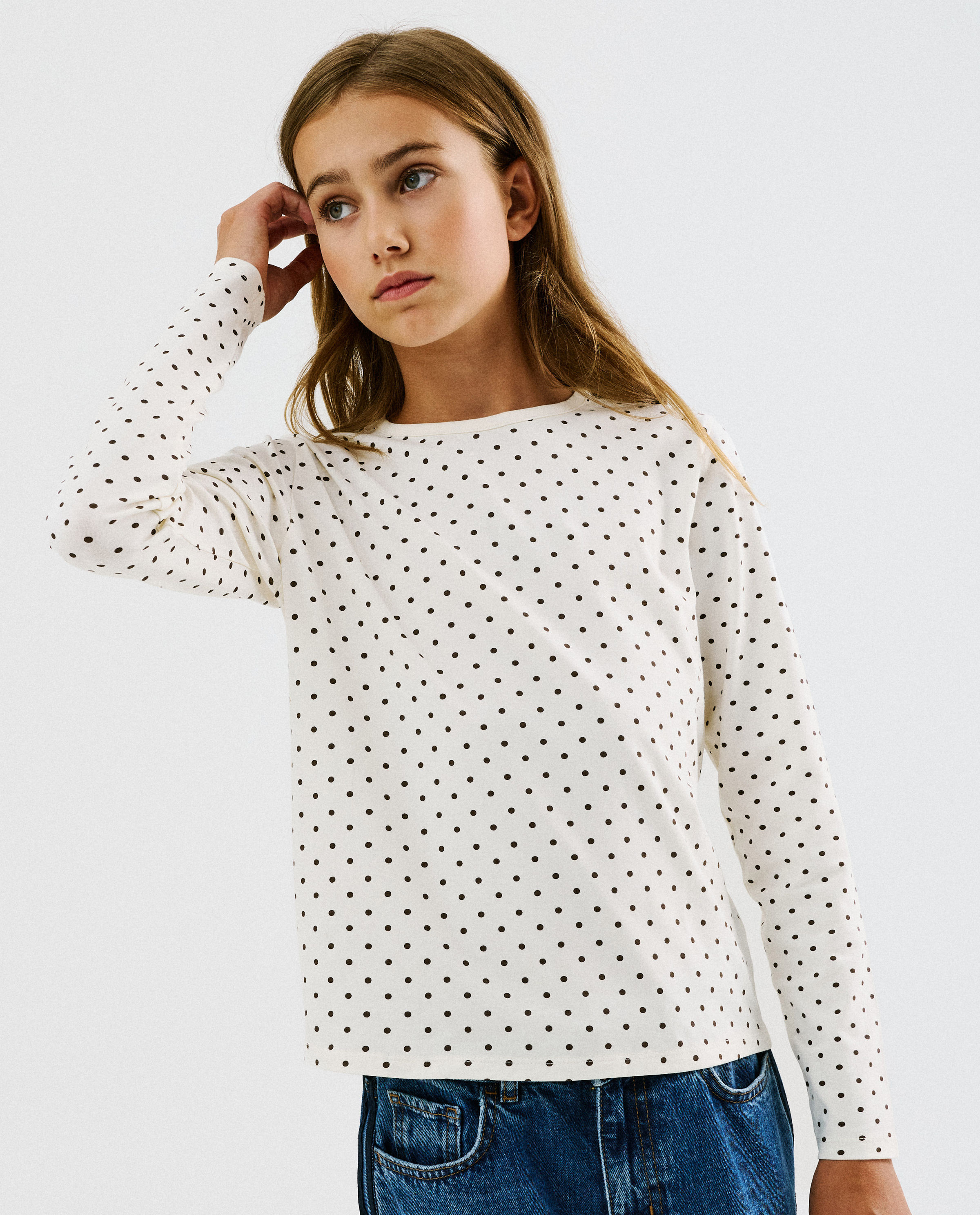 Longsleeve &agrave; pois - Besties