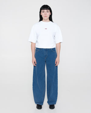Jeans - Blauwe jeans, baggy fit, unisex