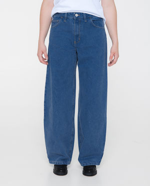 Jeans - Blauwe jeans, baggy fit, unisex