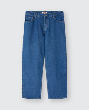 Jean bleu, baggy fit, unisexe