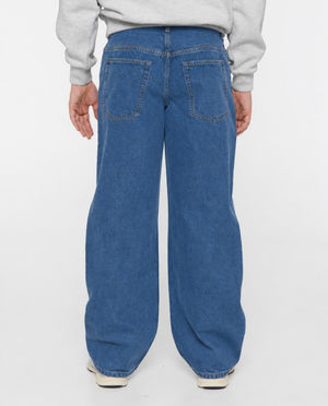 Jeans - Blauwe jeans, baggy fit, unisex