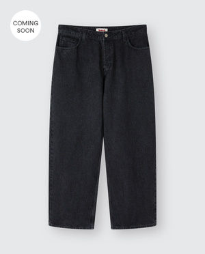 Blauwe jeans, baggy fit, unisex