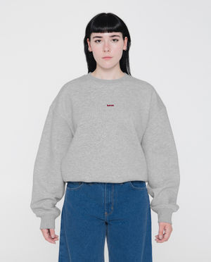 Sweaters - Sweater met geborduurd opschrift, unisex