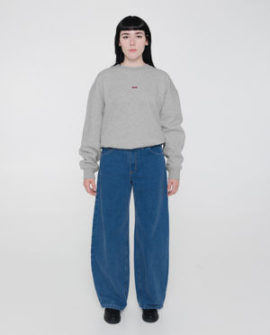 Sweaters - Sweater met geborduurd opschrift, unisex