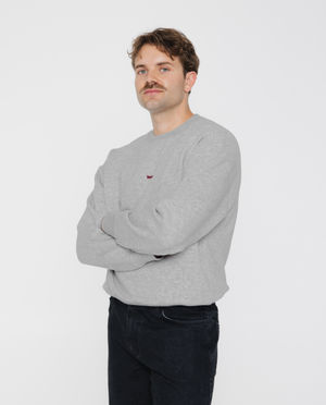 Sweaters - Sweater met geborduurd opschrift, unisex