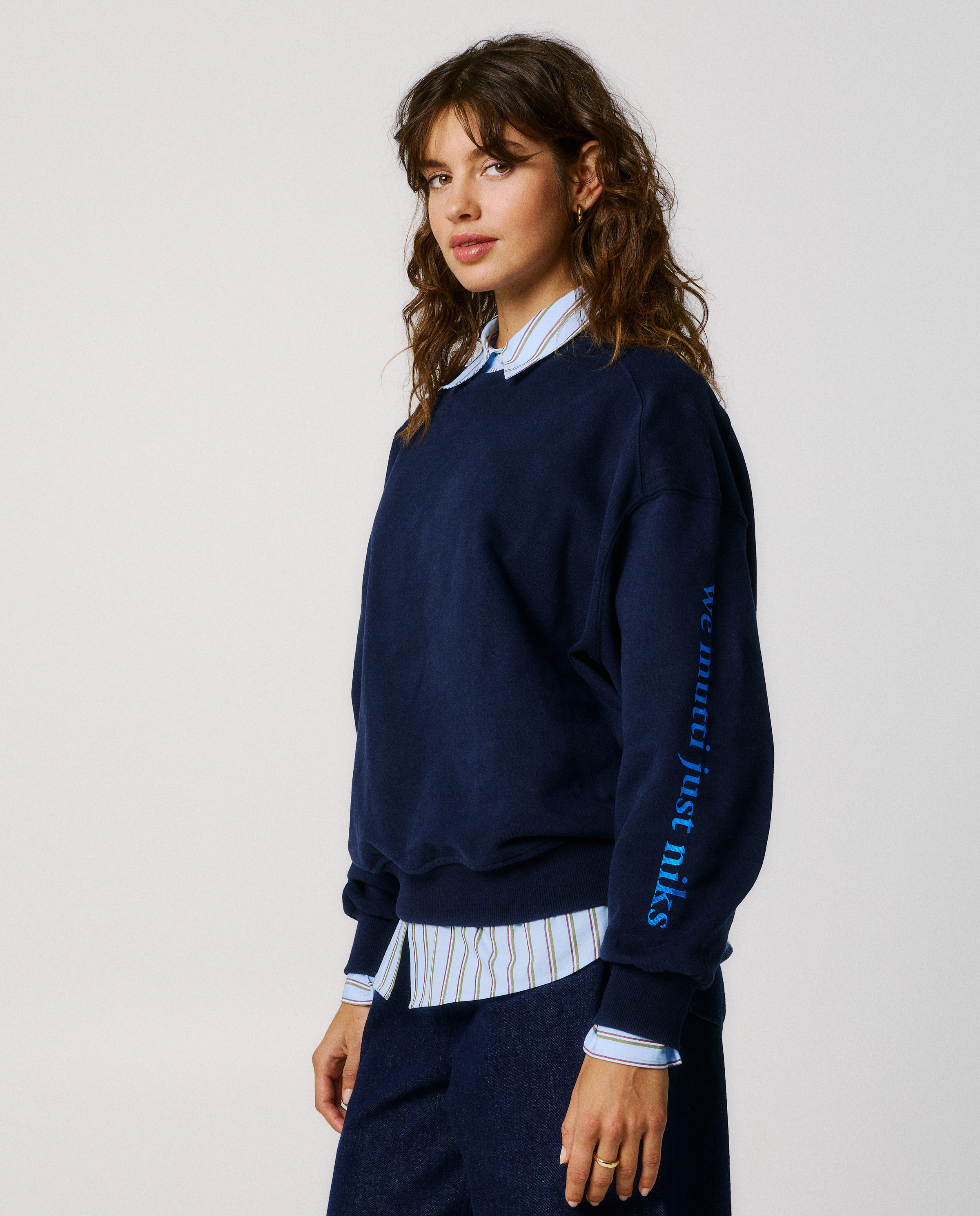Sweater met opschrift - De Mutti's