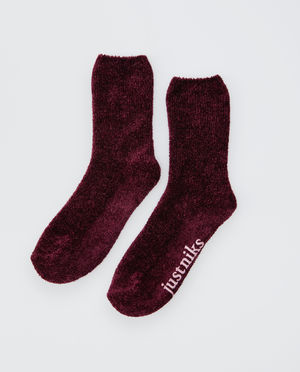 Kousen - Fluffy kousen met antislip