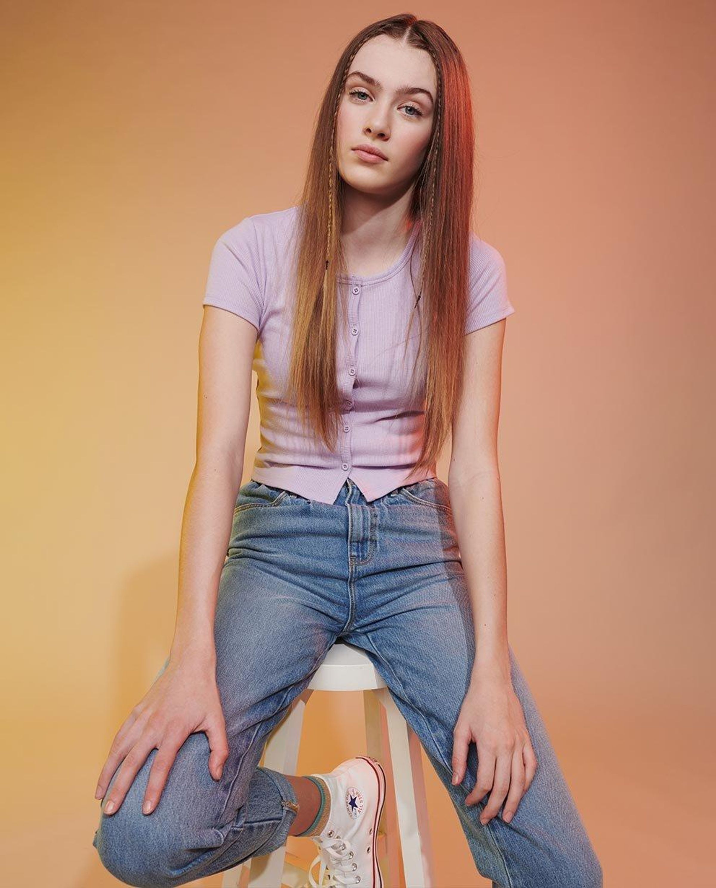 Lila fleurt je outfit op! - 