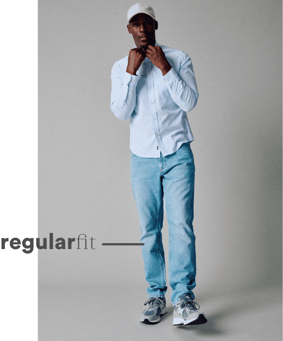 Denim Fit Regular Heren